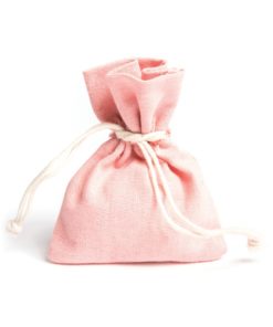 sac a dragees vieux rose