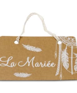 Decoration chaise mariés bohème le marié