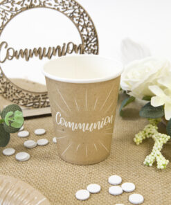 Alternative view of Gobelets Communion - Kraft - Lot de 6