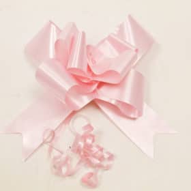 Noeud decoration voiture rose