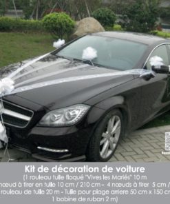kit decoration voiture mariage