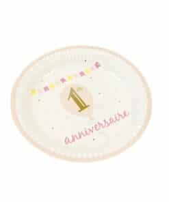 assiettes 1er anniversaire
