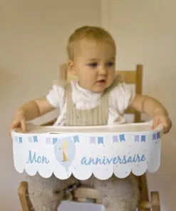 Dco chaise haute anniversaire 1 an