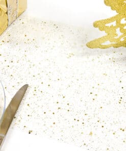 MSC CHEMIN DE TABLE TULLE PAILLETE