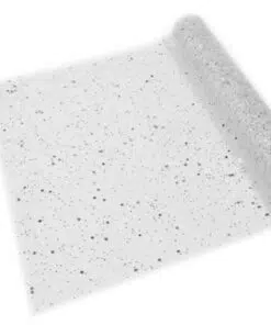 chemin de table pailleté argent