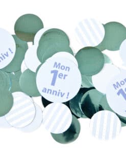 confettis de table anniv bleu