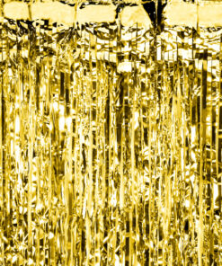 rideau scintillant or