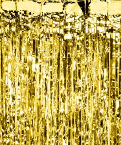 rideau scintillant or