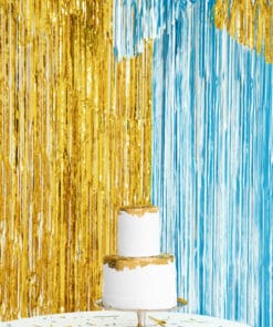 décor rideau scintillant