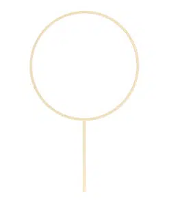 cake topper rond