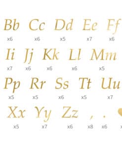 autocollant or pour ballon personnalisé