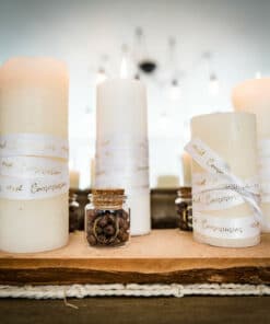 bougies ruban communion