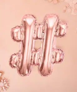 Hashtag rose gold