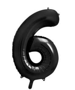 Ballon chiffre 6 géant