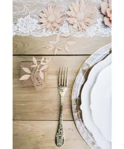 DECO DE TABLE FLEUR ROSE