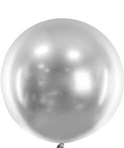 ballon géant argent