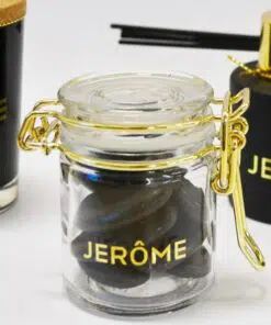 bocal a dragées or doré