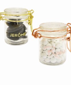 pot a dragees en verr doré ou rose gold
