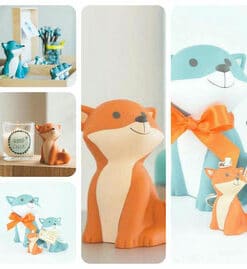 bapteme theme renard dragees