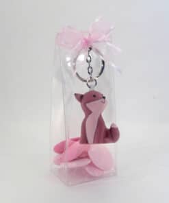 sachet renard rose