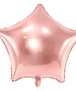 Ballon etoile rose gold