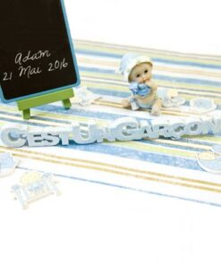 decoration table baby shower garcon