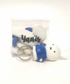 clip miffy lapin bleu marine, dragees bapteme dragees naissance