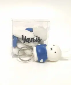 clip miffy lapin bleu marine, dragees bapteme dragees naissance