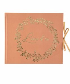 Livre d'or terracotta