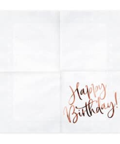 Serviette Happy Birthday