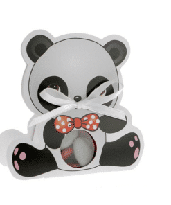Contenant à dragées - Bébé Panda - Lot de 6