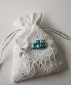 chausson bleu sticker