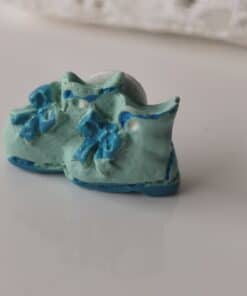 chausson bleu sticker