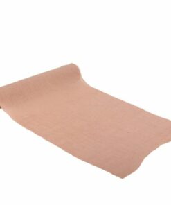chemin de table mousseline vieux rose