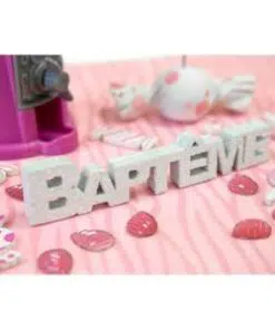 deco table bapteme blanc