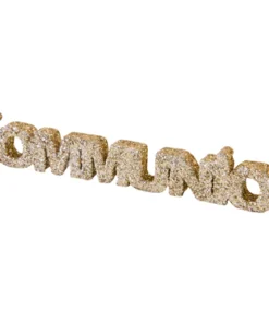 Décoration de table communion or