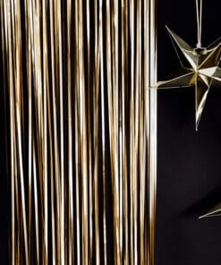 Rideau de fil or mat 2