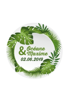 Sticker feuille tropicale