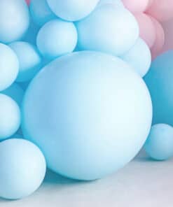ballon bleu ciel pastel 60 cm