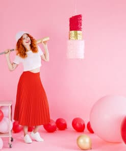 ballon geant rose 1 metre