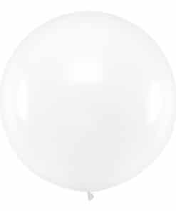 ballon transparent 1m