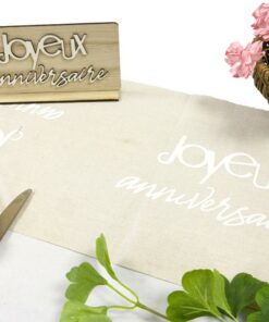 chemin de table anniversaire