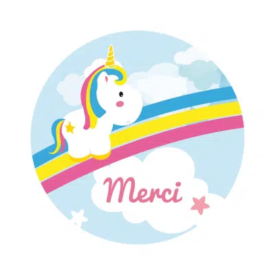 stickers licorne