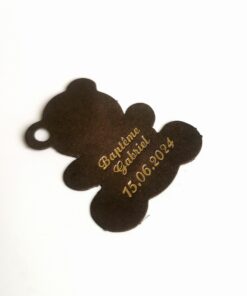 Etiquette dragées ourson