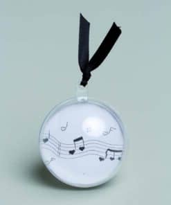 étiquette à dragées musique