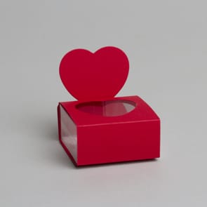 Boite à Dragées coeur rouge