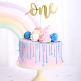 cake topper one or