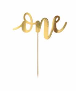 Alternative view of Cake topper - One - Or