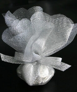 Tulles à dragées - Argenté - Lot de 6