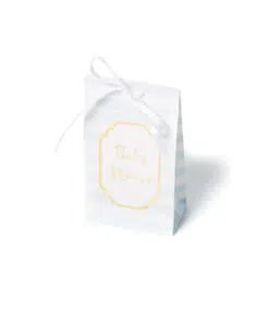 77504 Pochette Baby Shower Bleu et Or